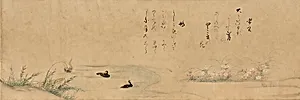 定家詠十二ヶ月花鳥図|Fujiwara no Teika’s “Poems on Flowers and Birds of the Twelve Months”