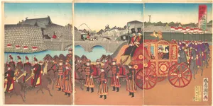 Go Horen no zu|View of the Imperial Carriage