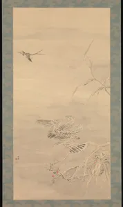 Hawk Grasping a Small Bird