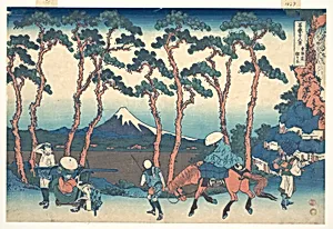 冨嶽三十六景　東海道保土ケ谷|Hodogaya on the Tōkaidō (Tōkaidō Hodogaya), from the series Thirty-six Views of Mount Fuji (Fugaku sanjūrokkei) by Katsushika Hokusai