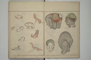 鳥獣略画式|How to Draw Birds, Insects and Fish Simply (Chōjū ryakugashiki) 鳥獣略画式