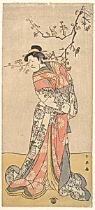 Ichikawa Eibizo (Former Name: Danjuro V) in the Role of Iwafuji