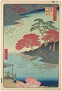 名所江戸百景　請地秋葉の境内|Inside Akiba Shrine at Ukeji by Utagawa Hiroshige