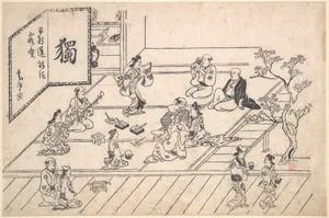 Interior Scene in the Yoshiwara