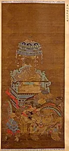 明 佚名 遊行天王圖 軸|Journey of the Tianwang (Devaradja) by Unidentified artist