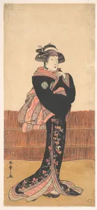 勝川春章画　三代目吾妻藤蔵|Kabuki Actor Azuma Tōzō III