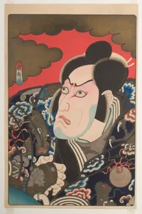 歌川国升画 五代目市川海老蔵 「熊谷次郎直実」|Kabuki Actor Ichikawa Ebizō V as Kumagai Jirō Naozane