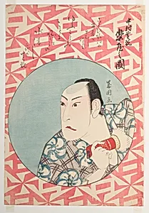 壽陽堂歳国画 『中村芝翫 楽屋之図』|Kabuki Actor Nakamura Shikan Backstage (Nakamura Shikan rakuya no zu) by Juyōdō Toshikuni 壽陽堂歳国