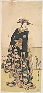勝川春章画　二代目小佐川常世|Kabuki Actor Osagawa Tsuneyo II