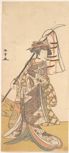 勝川春章画　三代目瀬川菊之丞|Kabuki Actor Segawa Kikunojō III