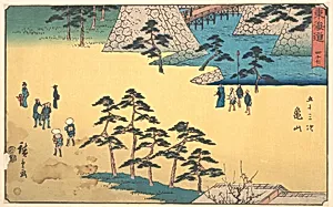 東海道五十三次　亀山|Kameyama by Utagawa Hiroshige