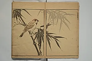 河村文鳳画 『金波園画譜』|Kinpaen (Bunpō) Picture Album (Kinpaen gafu 金波園画譜)