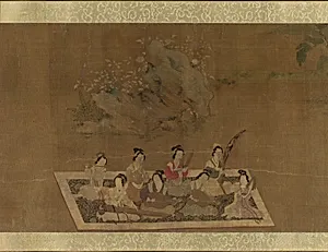 明 佚名 蘇蕙璇璣圖 卷|Lady Su Hui and Her Verse Puzzle by Qiu Ying