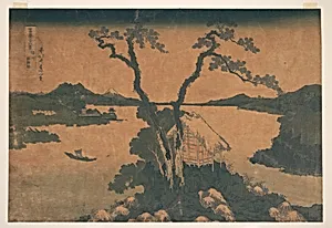冨嶽三十六景　信州諏訪湖|Lake Suwa in Shinano Province (Shinshū Suwako), from the series Thirty-six Views of Mount Fuji (Fugaku sanjūrokkei) by Katsushika Hokusai