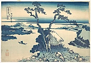 冨嶽三十六景　信州諏訪湖|Lake Suwa in Shinano Province (Shinshū Suwako), from the series Thirty-six Views of Mount Fuji (Fugaku sanjūrokkei) by Katsushika Hokusai