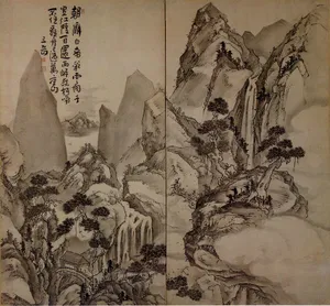 Landscape after Li Bai's poem