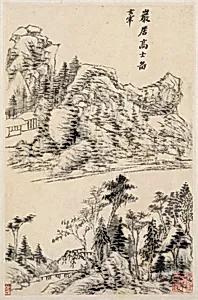 明 董其昌 山水圖 冊|Landscapes after old masters