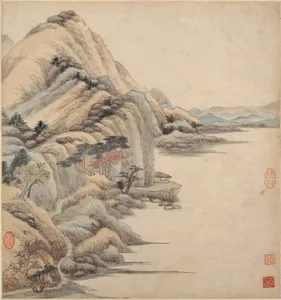 Landscapes in the styles of ancient masters