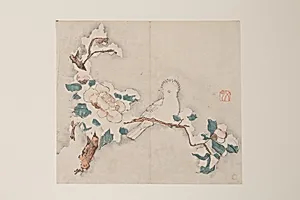 明 十竹齋書畫譜 四開|Leaf from the Ten Bamboo Studio Manual of Painting and Calligraphy by Unknown Artist