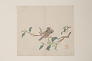 明 十竹齋書畫譜 四開|Leaf from the Ten Bamboo Studio Manual of Painting and Calligraphy by Unknown Artist