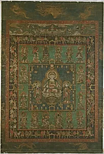 般若菩薩曼荼羅図|Mandala of the Bodhisattva Hannya (Prajnaparamita)