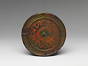 銅鏡|Mirror in the style of the Eastern Zhou dynasty, Warring States period (475-221 B.C.)