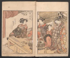 Mirror of the Beauties of the Green-houses (Seirō bijin awase sugata kagami) 青楼美人合姿鏡