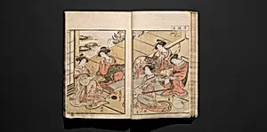 『青楼美人合姿鏡 』|Mirror of Yoshiwara Beauties (Seirō bijin awase sugata kagami) 青楼美人合姿鏡 by Katsukawa Shunshō　勝川春章|Kitao Shigemasa 北尾重政