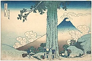 冨嶽三十六景　甲州三島越|Mishima Pass in Kai Province (Kōshū Mishima goe), from the series Thirty-six Views of Mount Fuji (Fugaku sanjūrokkei) by Katsushika Hokusai