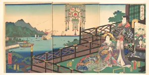 Mitsuuji in the Maruyama Pleasure District of Nagasaki (Nagasaki dejima)