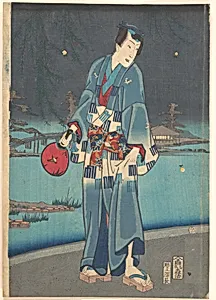 今様源氏紫絹蛍遊び|Modern Genji – Firefly Viewing (Imayō genji shiken hotaru asobi)
