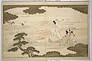 狂月坊|Moon-Mad Monk (Kyōgetsubō) 狂月坊 by Kitagawa Utamaro 喜多川歌麿