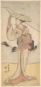 Nakamura Noshio II in the Role of Imayō uta Bikuni