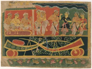 Portrait of Master of the Dispersed Bhagavata Purana