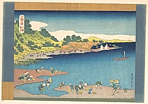 千絵の海　下総登戸|Noboto at Shimōsa (Shimōsa Noboto), from the series One Thousand Pictures of the Sea (Chie no umi) by Katsushika Hokusai