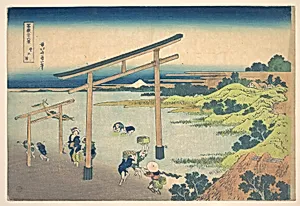 冨嶽三十六景　登戸浦|Noboto Bay (Noboto no ura), from the series Thirty-six Views of Mount Fuji (Fugaku sanjūrokkei)