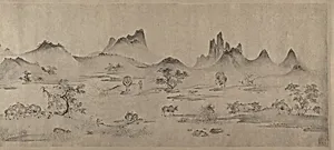 宋/元 佚名 百牛圖 卷|One hundred water buffalo by Unidentified artist|Jiangcan
