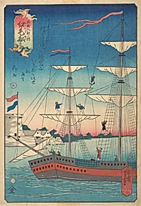 Orandasen|Dutch Ship by Utagawa Yoshitomi