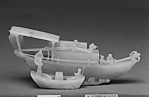 清中期 玉雕船形擺件|Ornament in the shape of a boat