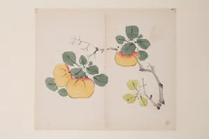 明　胡正言　《十竹齋書畫譜》　四開　木版畫|Page from the Ten Bamboo Studio Manual of Painting and Calligraphy