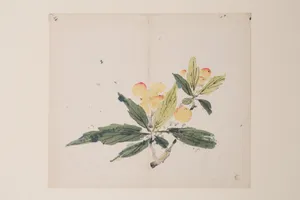 明　胡正言　《十竹齋書畫譜》　四開　木版畫|Page from the Ten Bamboo Studio Manual of Painting and Calligraphy