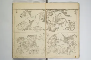 Picture Album Transmitting the Spirit: The Hokusai Drawing Style (Denshin gafu Hokusai gashiki)