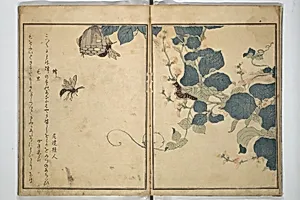 画本虫撰|Picture Book of Selected Insects (The Insect Book) (Ehon mushi erami) 画本虫撰 by Kitagawa Utamaro 喜多川歌麿