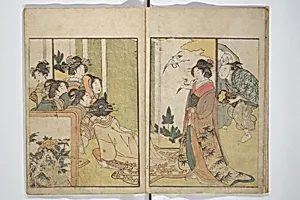 絵本四季花|Picture Book on Flowers of the Four Seasons (Ehon shiki no hana) 絵本四季花 by Kitagawa Utamaro 喜多川歌麿