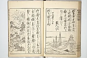 絵本庭訓往来下編|Picture Book on the Communication of Home Precepts part III (Ehon teikin ōrai gehen 絵本庭訓往来下編) by Eirakuya Tōshirō 永楽屋東四郎|Katsushika Hokusai 葛飾北斎