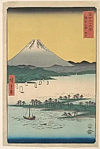富士三十六景　駿河三保の松原|Pine Groves of Miho in Suruga Province by Utagawa Hiroshige