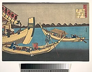 百人一首　うはか縁説　清原深養父|Poem by Kiyohara no Fukayabu, from the series One Hundred Poems Explained by the Nurse (Hyakunin isshu uba ga etoki) by Katsushika Hokusai