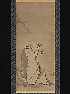 雲谷等顔筆　蜆子和尚図|Priest Xianzi