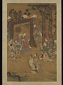 明 劉俊 納諫圖 軸|Remonstrating with the emperor