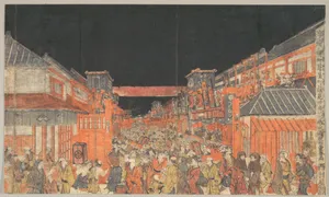 Sakaichō Fukiyachō Kaomise Yoshibai no Zu